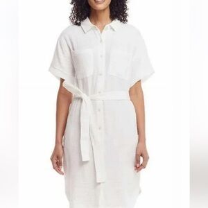Weatherproof White Shirt Dress